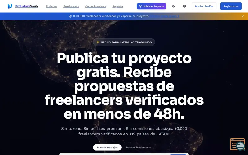 Screenshot of ProLatamWork