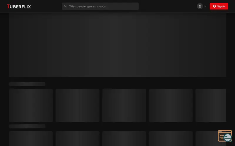 Screenshot of Tuberflix