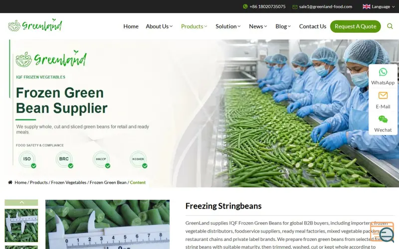 Screenshot of Green Land, a launch using toastr