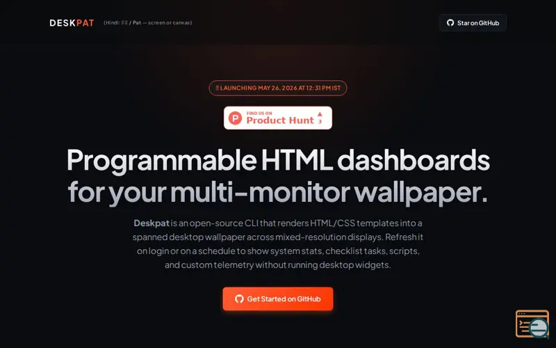Screenshot of Deskpat