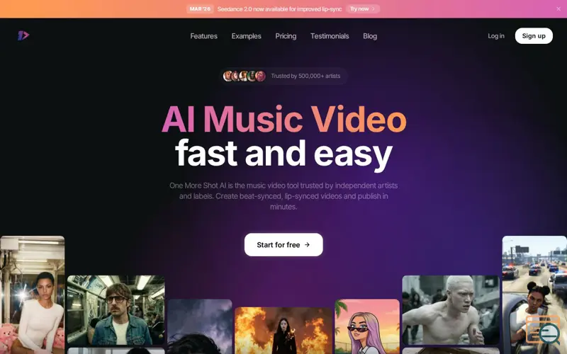 Screenshot of One More Shot AI