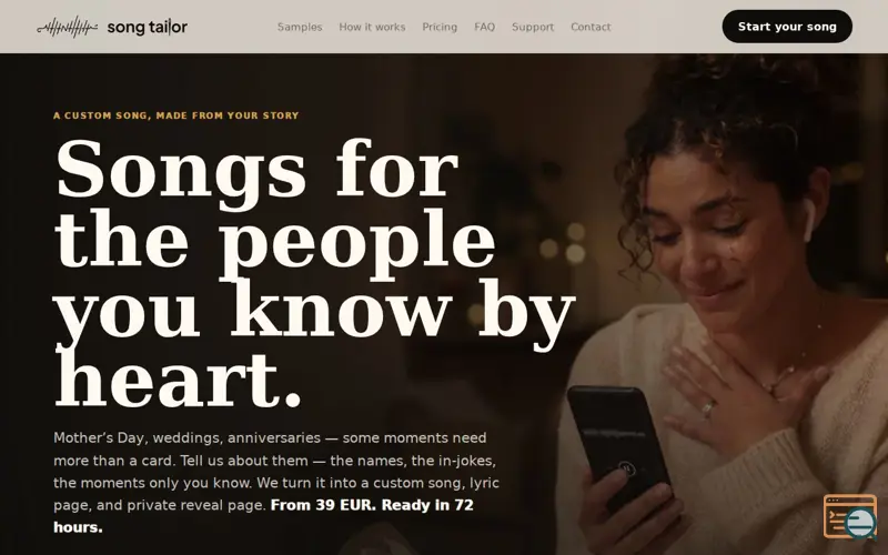 Screenshot of Song Tailor