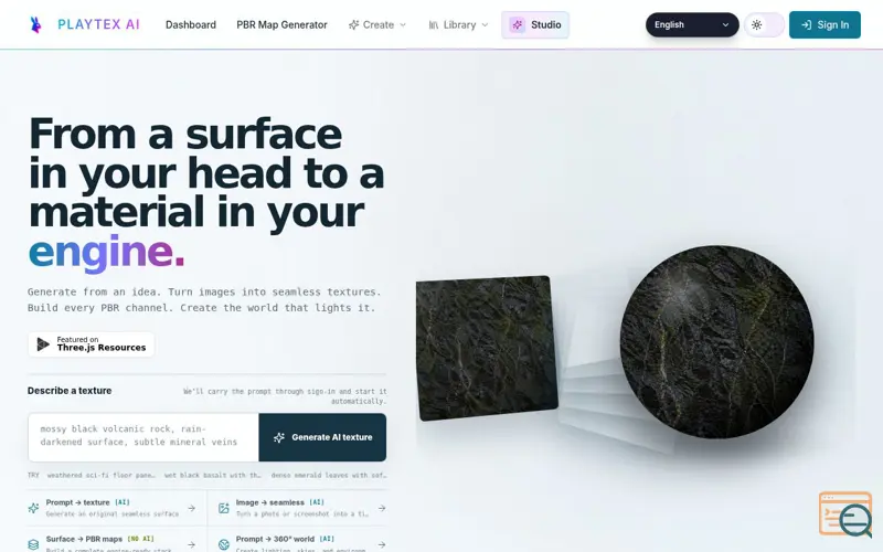 Screenshot of PLAYTEX AI