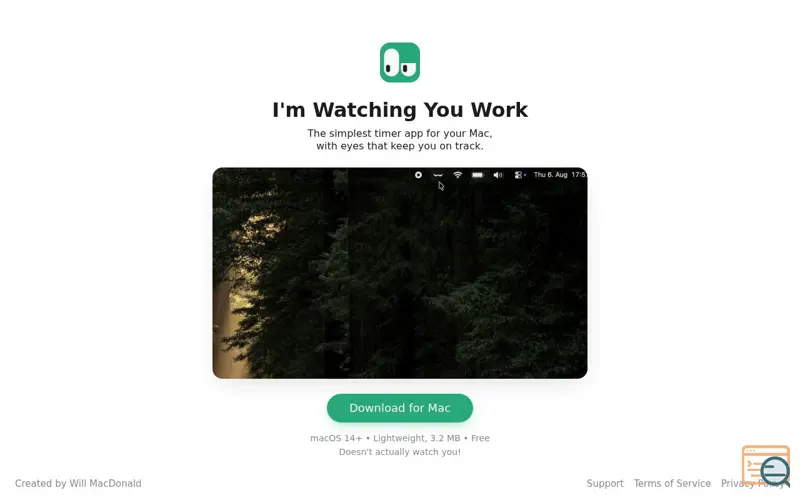 Screenshot of I'm Watching You Work