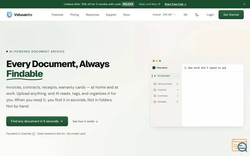 Screenshot of Veluvanto