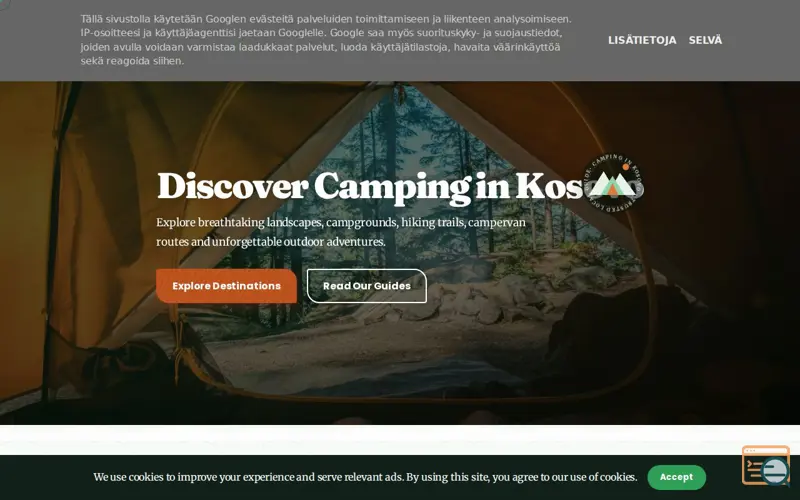 Screenshot of Camping in Kosovo