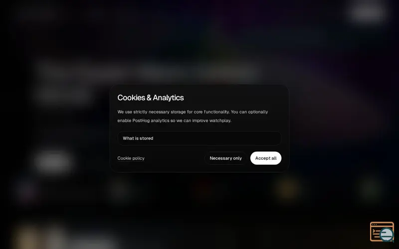 Screenshot of watchplay, a launch using UserJot