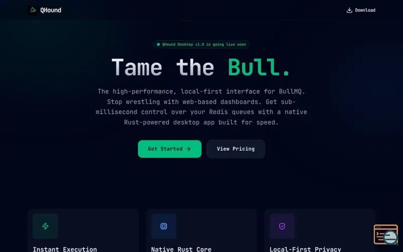 Screenshot of Qhound