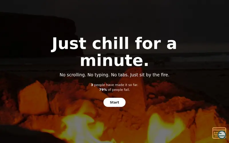 Screenshot of Just Chill for a Minute