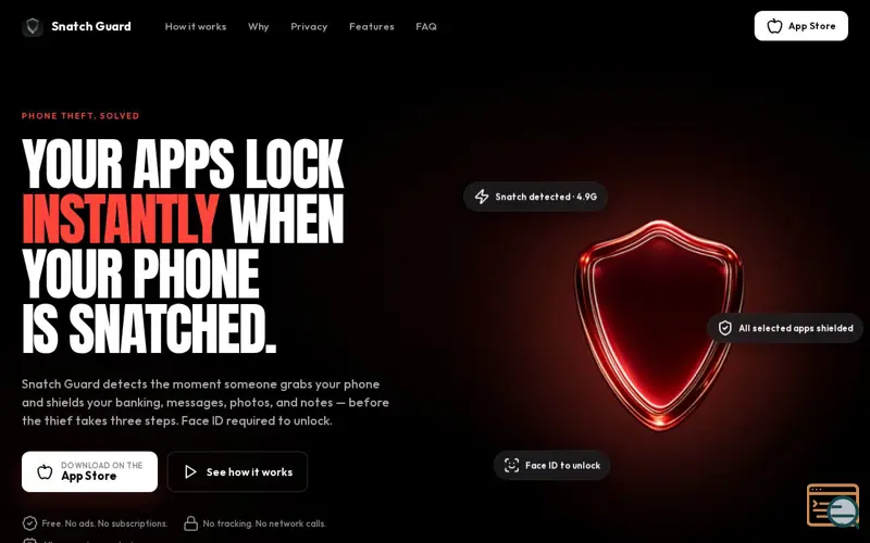 Screenshot of Snatch Guard