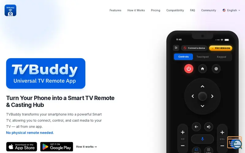 Screenshot of TVBuddy