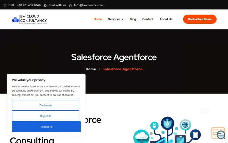 Screenshot of BM Cloud Consultancy - Salesforce Expert