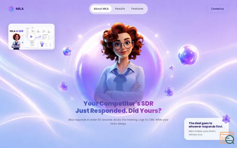 Screenshot of MILA 