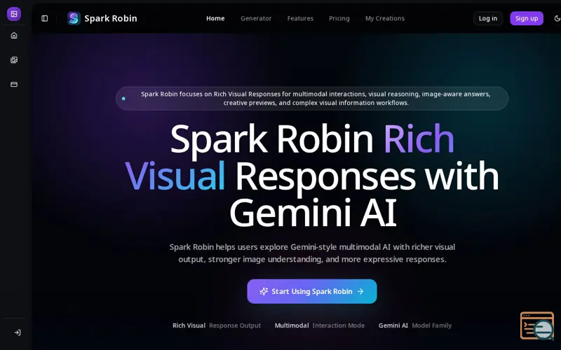 Screenshot of Spark Robin