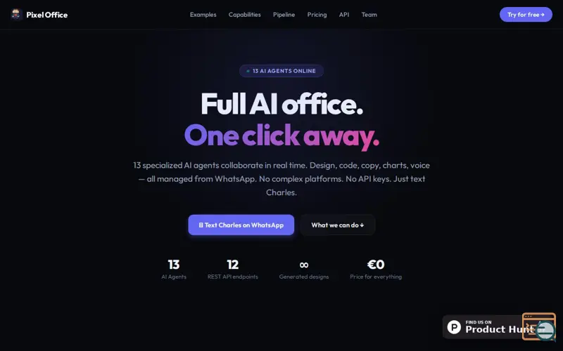 Screenshot of Pixel Office