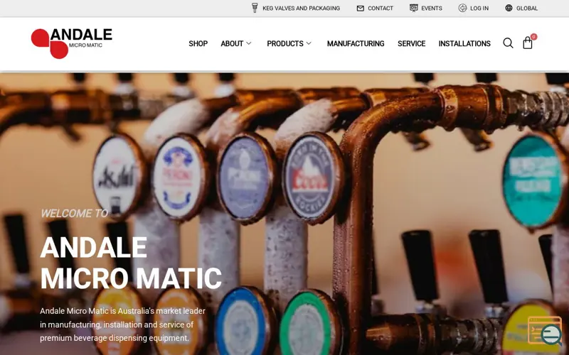 Screenshot of Andale Micro Matic, a launch using EuroDNS