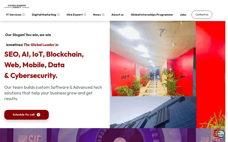 Screenshot of iCreativez