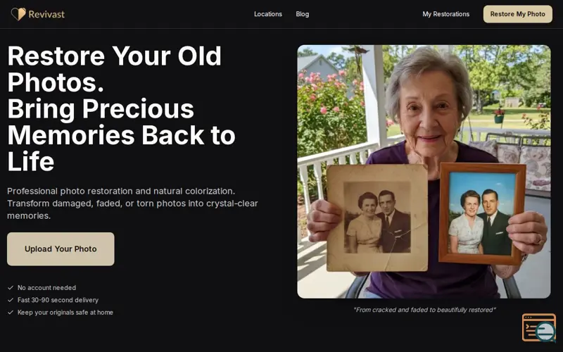 Screenshot of Revivast