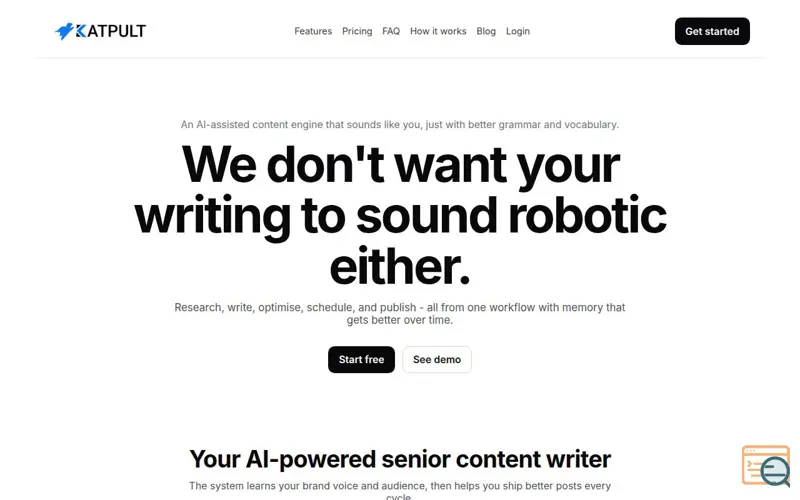Screenshot of Katpult AI