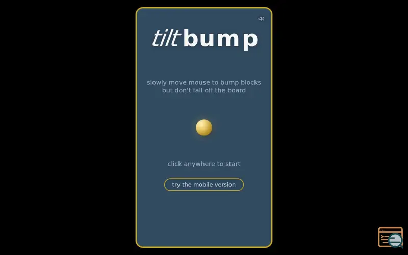 Screenshot of Tiltbump