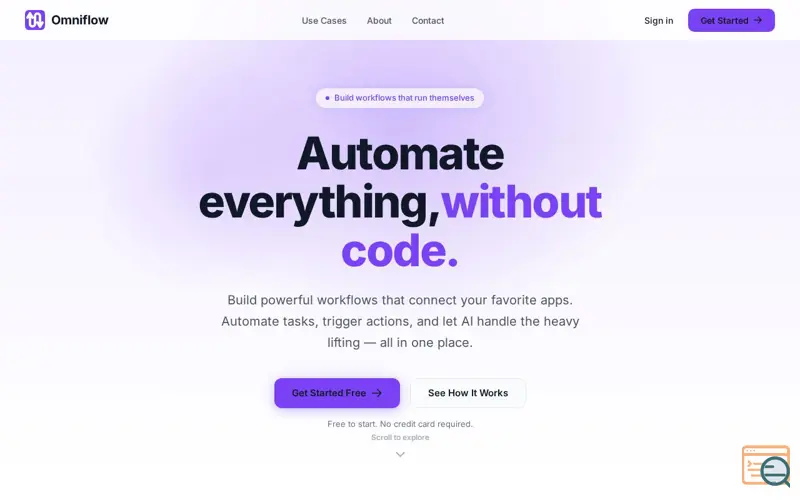 Screenshot of Omniflow