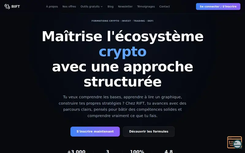 Screenshot of RIFT by Cryptolyze