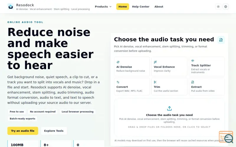 Screenshot of Resodock