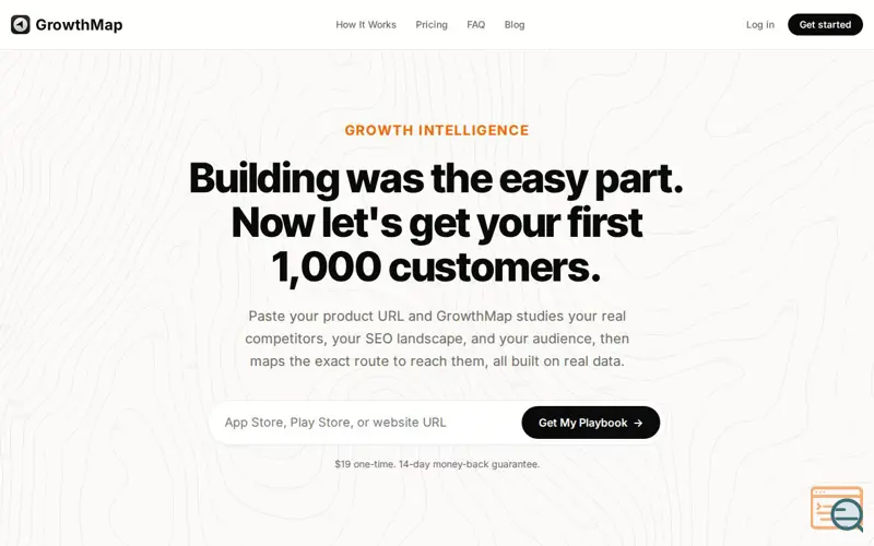 Screenshot of GrowthMap
