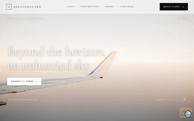 Screenshot of AeroVanguard — The Art of Flight
