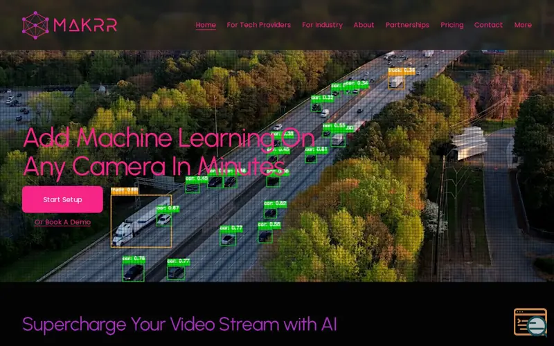 Screenshot of MAKRR AI
