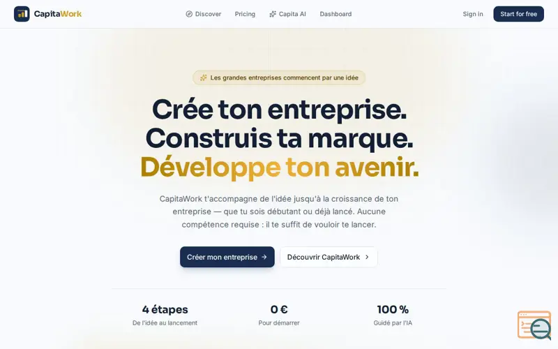 Screenshot of CapitaWork