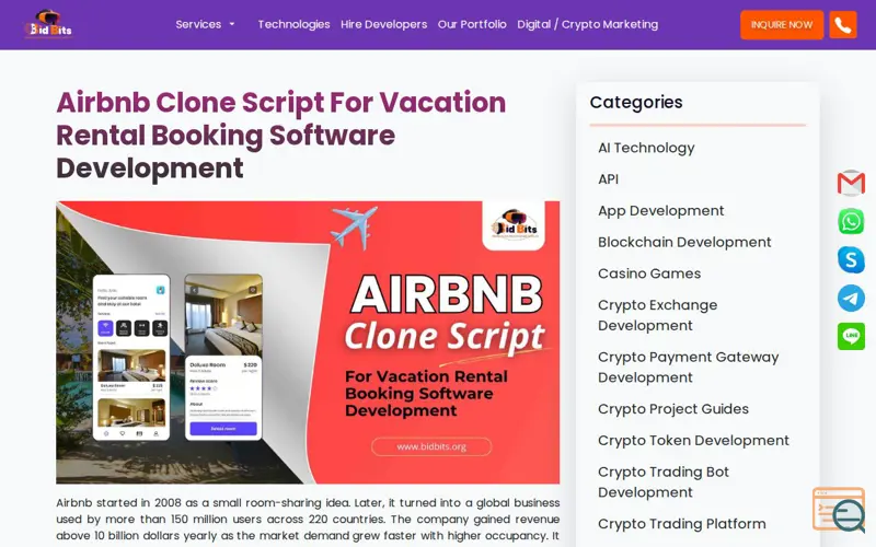 Screenshot of Airbnb Clone 