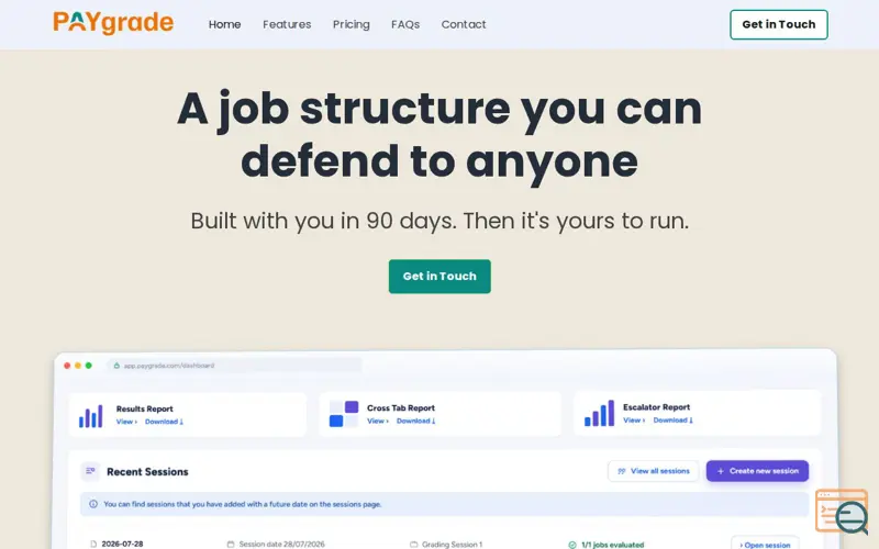 Screenshot of PAYgrade