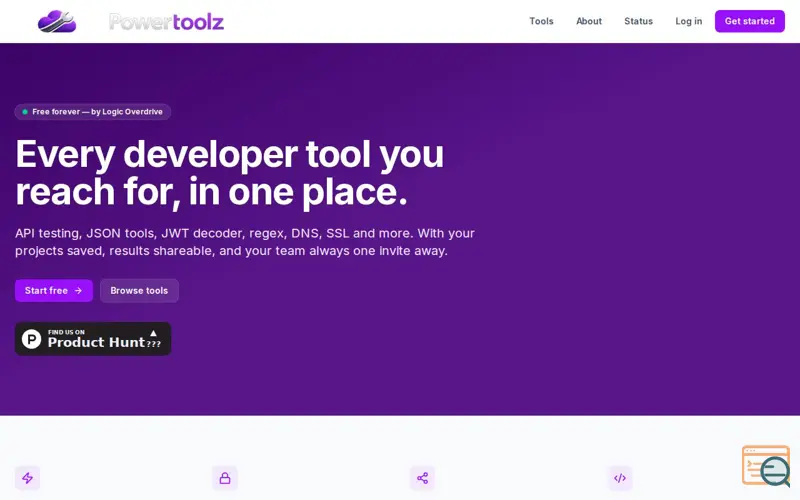 Screenshot of Powertoolz