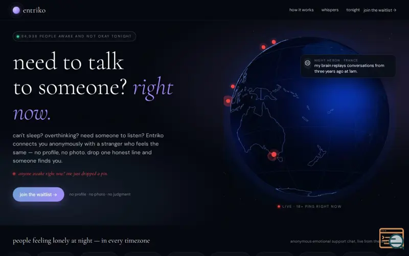Screenshot of Entriko