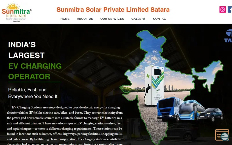 Screenshot of Sunmitra Solar 