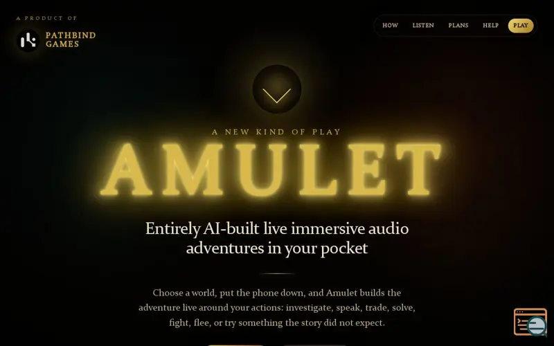 Screenshot of Amulet