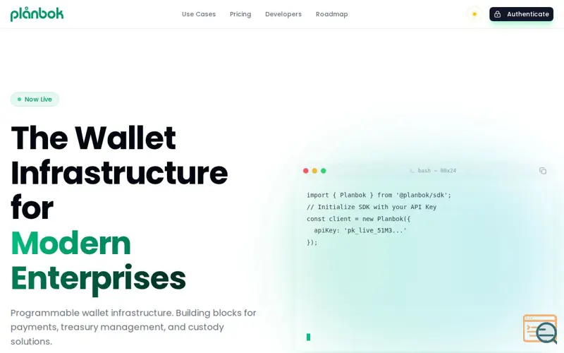 Screenshot of Planbok