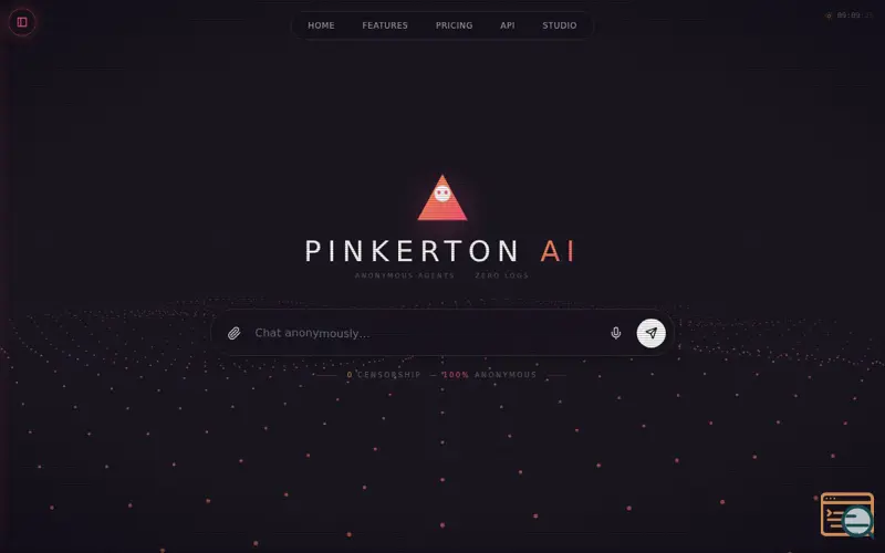Screenshot of Pinkerton AI