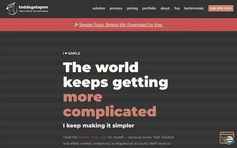 Screenshot of Simple Tools Suite