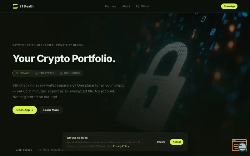 Screenshot of 21 Stealth