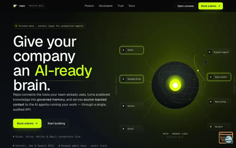 Screenshot of Repo