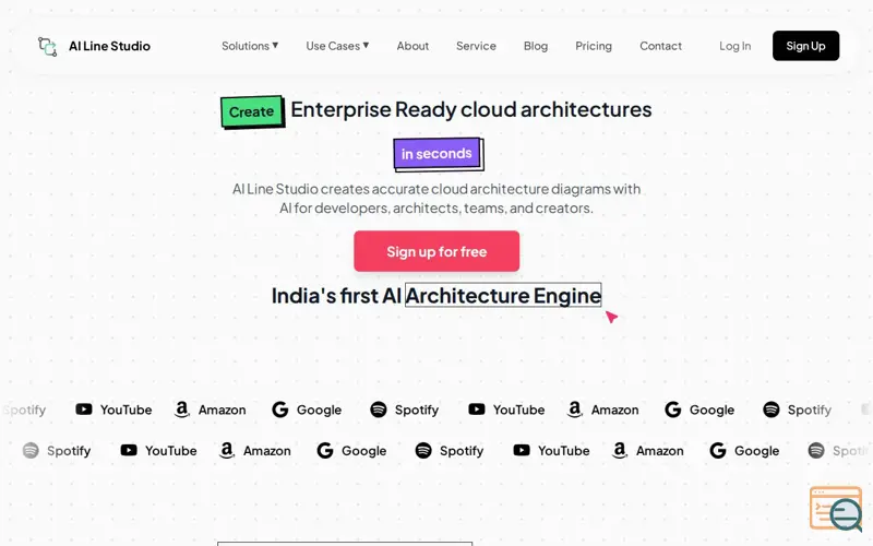 Screenshot of Ai Line Studio