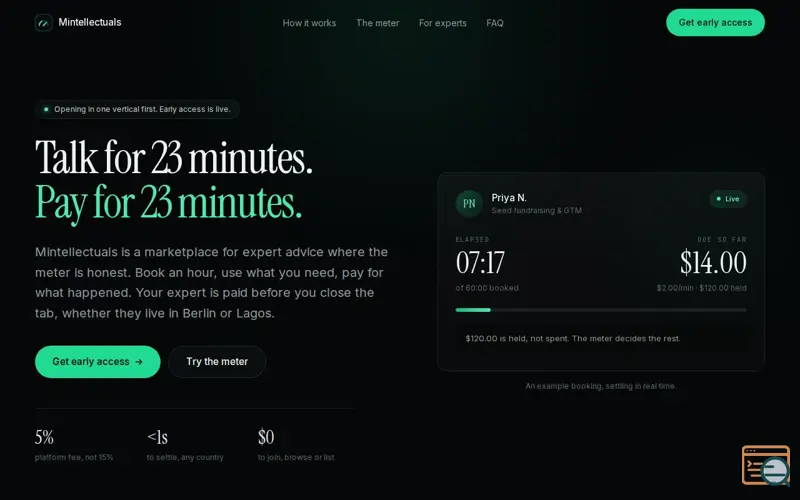 Screenshot of Mintellectuals