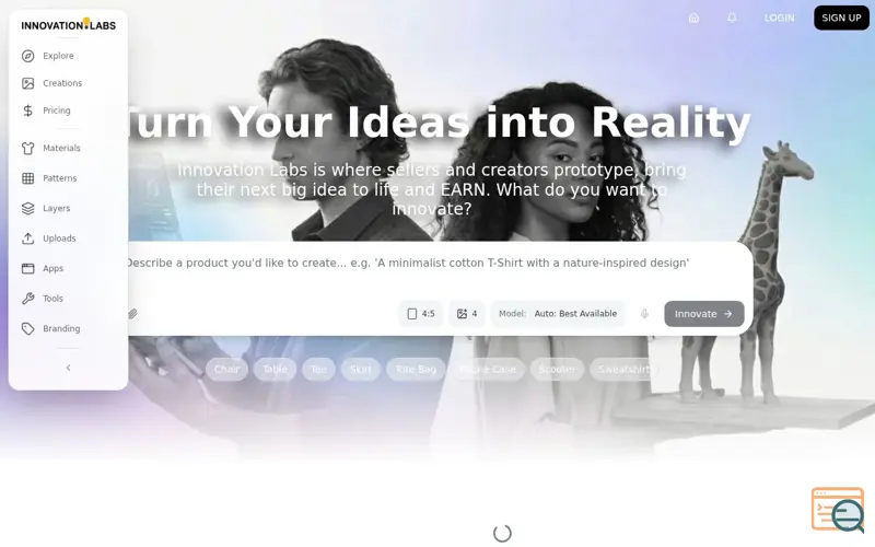 Screenshot of Innovation Labs™