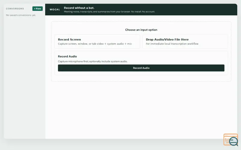 Screenshot of Wocal