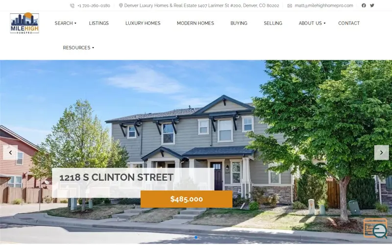 Screenshot of MILE HIGH HOME PRO