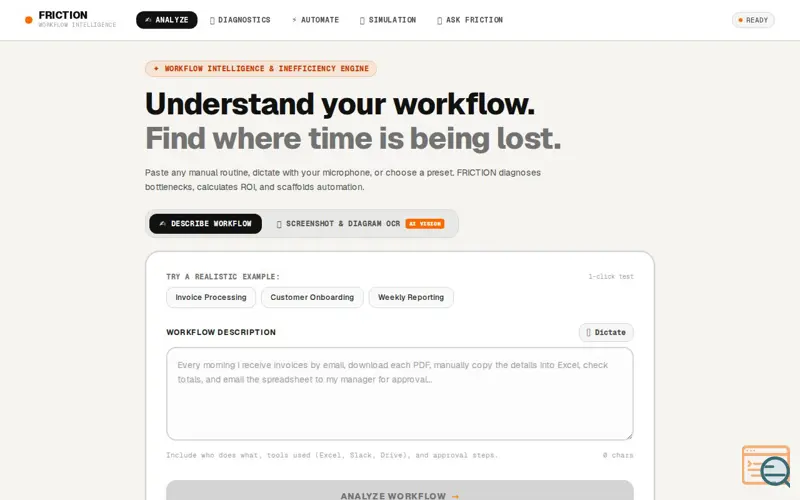 Screenshot of FRICTION 