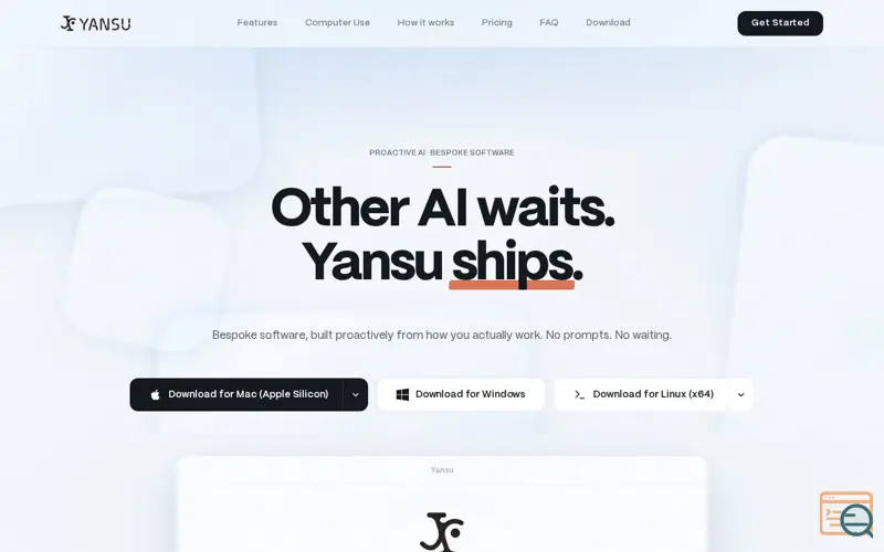 Screenshot of Yansu