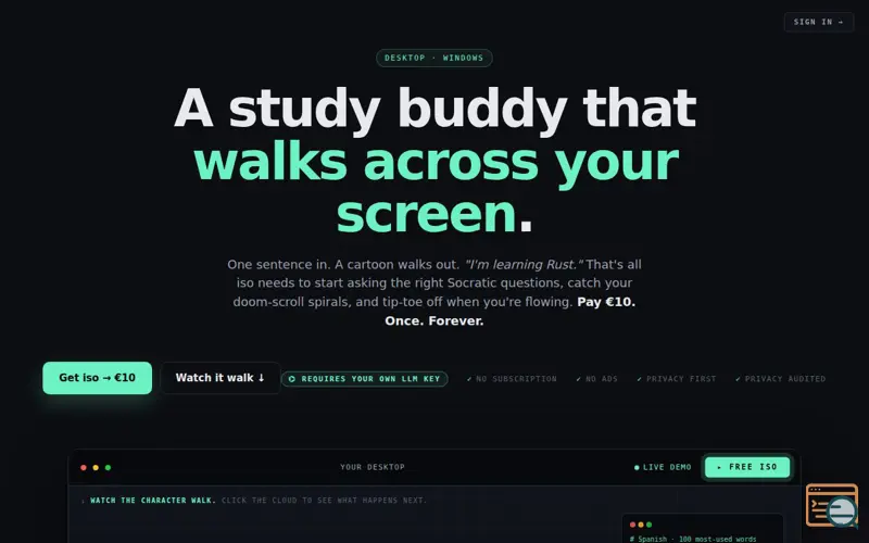 Screenshot of mnemobuddy
